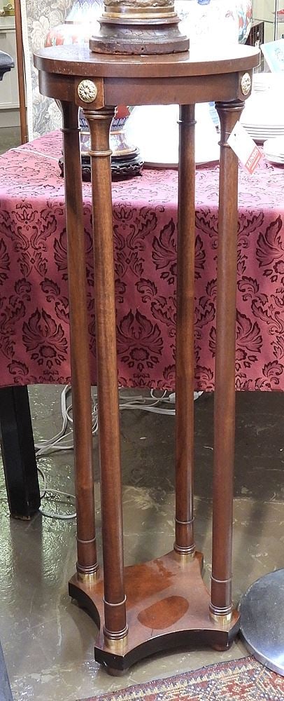 Baker Furniture Quattro Columnar Torchiere, 40"h. (1 of 2)