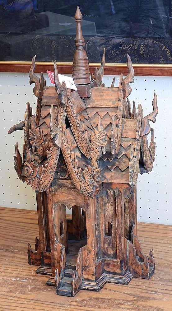 Model Thai Spirit House, 24 x 12 x 12". (49): Model Thai Spirit House, 24 x 12 x 12". (49)