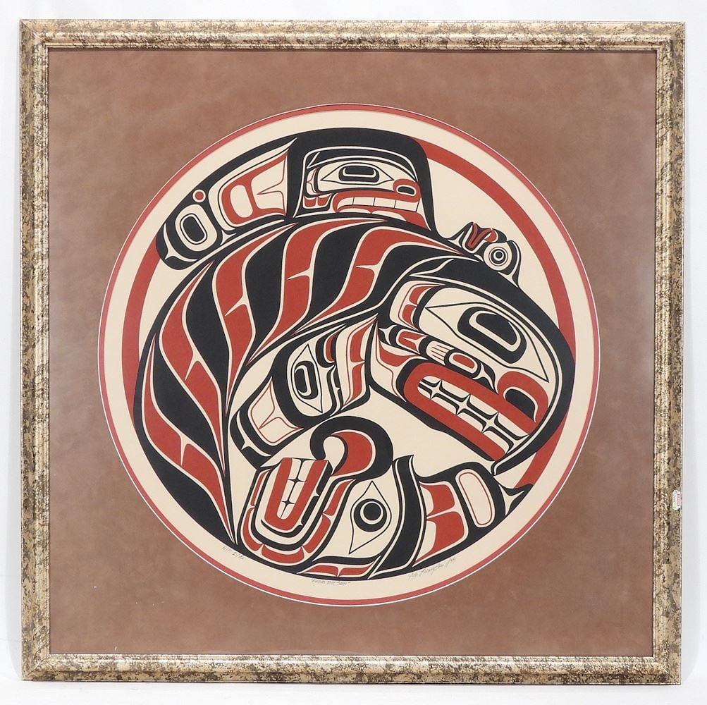 Serigraph signed John Livingston, 20 1/2" "From The Sea" A/P I/XI. (1 of 3)
