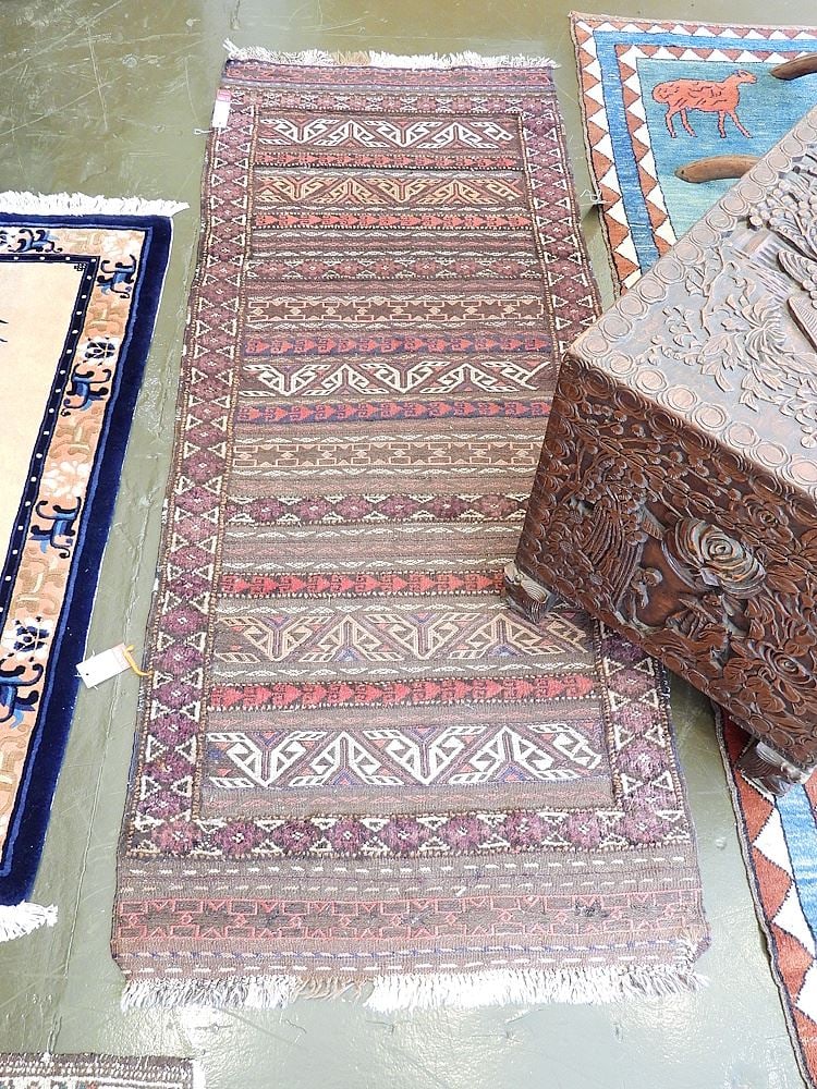 Kilim Runner Approximately 2'6" x 6'4". (1 of 2)