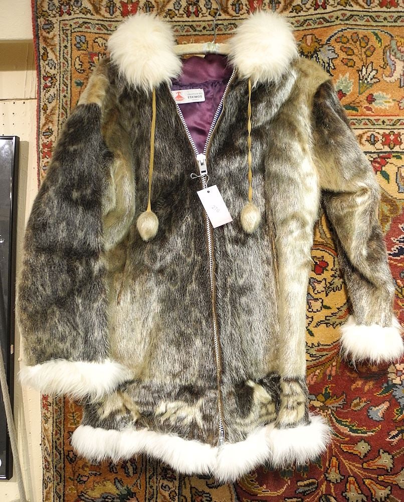 Holman NWT Sealskin Parka, Childs Medium, No Export. (1 of 2)