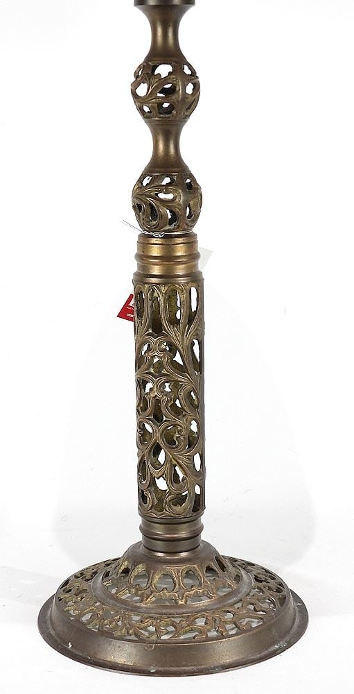 Marble Top Brass Table. - 2