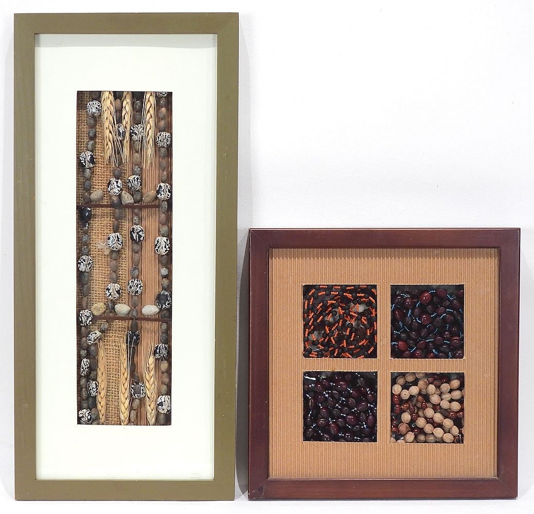 Tanzanian Bead Collections in Shadow Boxes. (1 of 1)