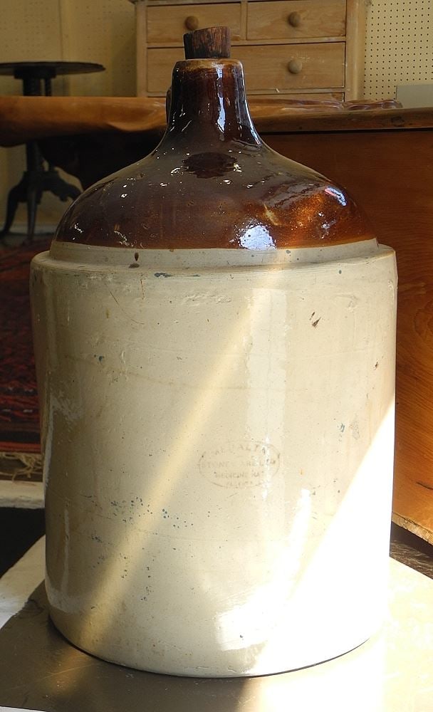 Medalta Stoneware Jug, 20"h. (1 of 3)