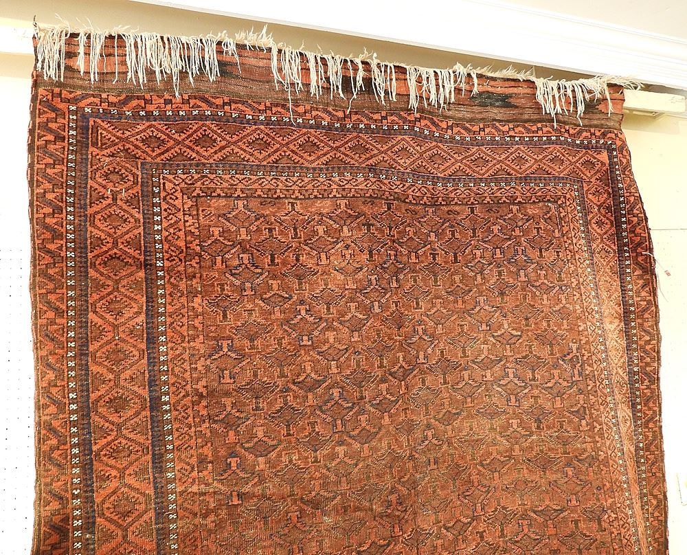 Baluch Carpet Approximately 6'5" x 12'9". - 3