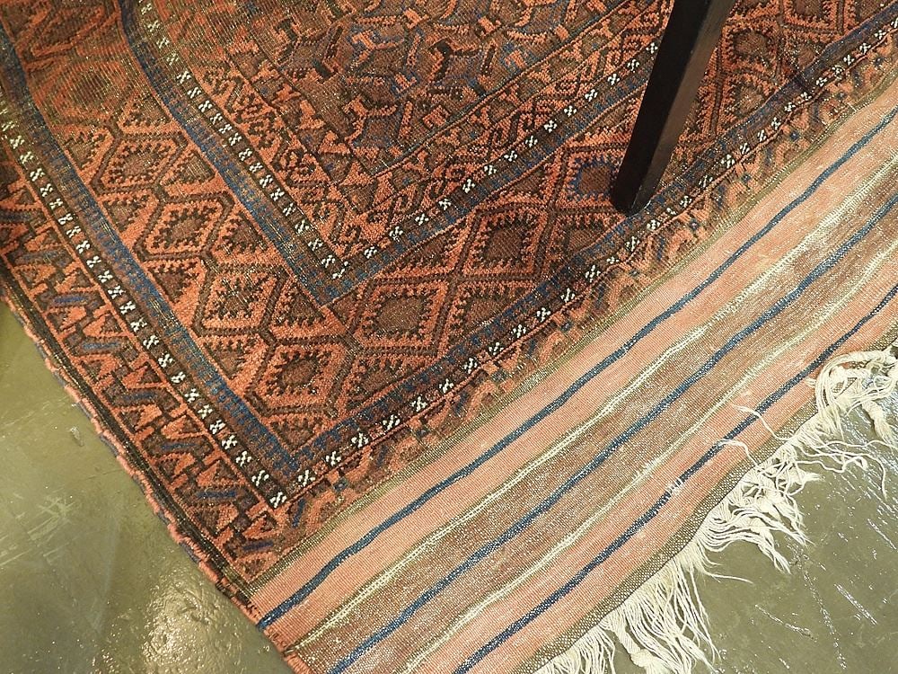 Baluch Carpet Approximately 6'5" x 12'9". - 4