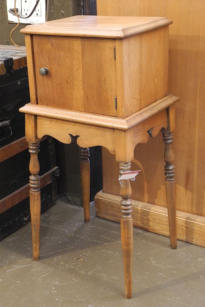 Vintage Canadian Walnut Smokers Stand, 26 1/2"h. (1 of 2)