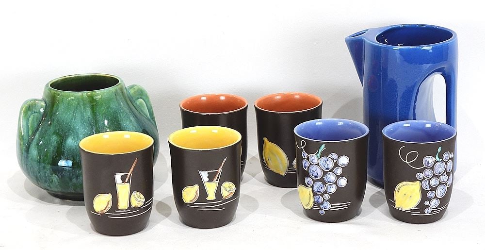 Collection of Canadian Pottery: Herta/Laurentian/BMP Style, 3 3/4 - 6 1/2"h. (1 of 2)