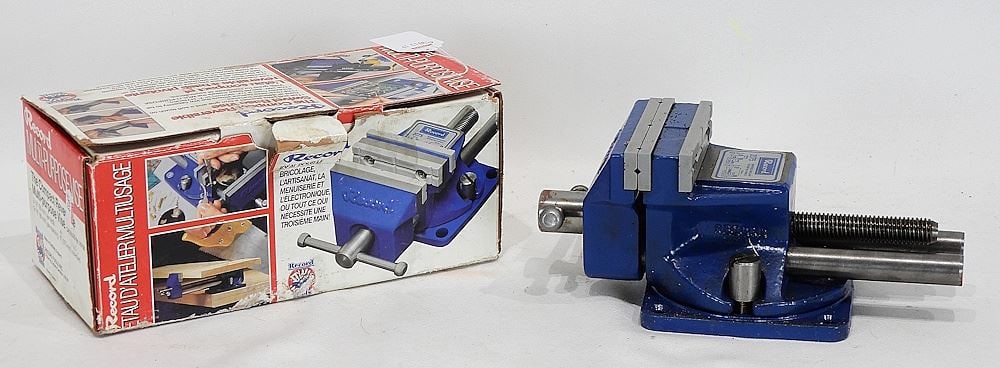Record Multi-Purpose Vise No.2075B with Original Box. (1 of 2)