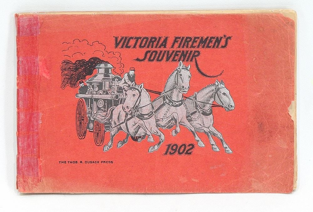 1902 Cusack Press Victoria Firemen's Souvenir Coronation Program. (1 of 3)