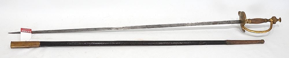 19th C. W.K. & C. Rapier & Scabbard , 40 1/2"L. (1 of 4)