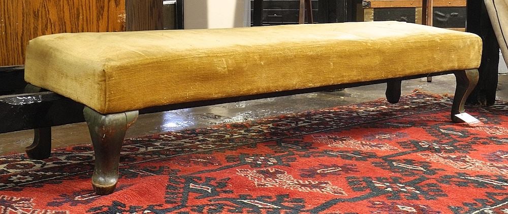 Velvet Fender Bench, 46"L. (1 of 2)