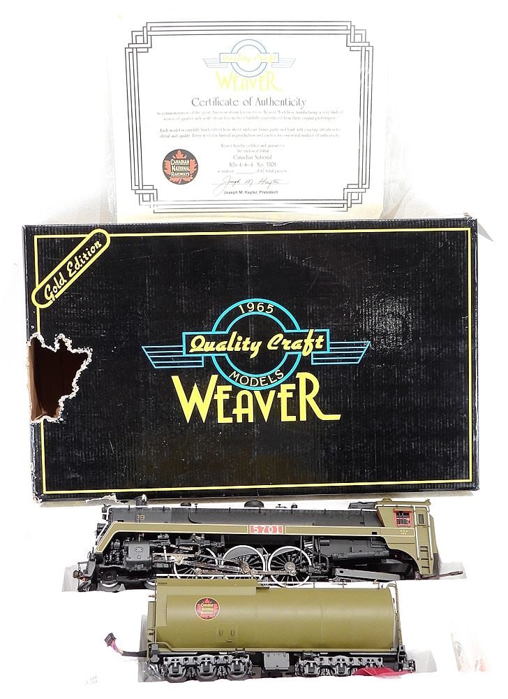 Weaver Model "Canadian National K5-a 4-6-4" Train. (1 of 2)