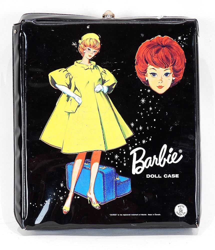 Mattel Canada Ltd. "Barbie Doll Case " with Francie & Tutti & Related Clothes. (1 of 3)