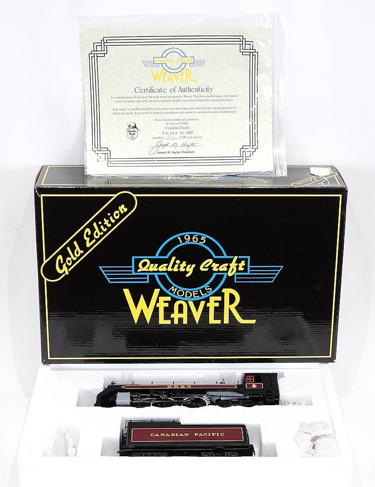 Weaver Model "Canadian Pacific Jubilee 4-4-4" Train. (1 of 2)