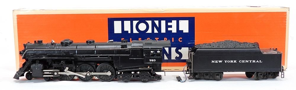 Lionel O Scale NY Central Hudson #6- 8406 Steam Engine & Tender, Smoke/ Sound/Light, in Box. (1 of 4)