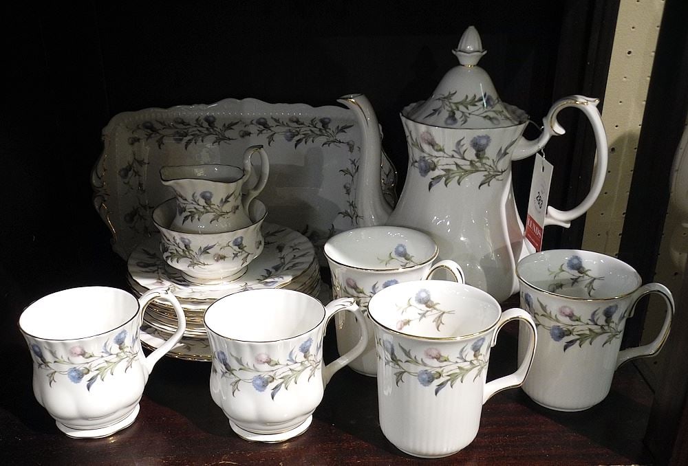 Royal Albert Brigadoon Tea & Coffee Set. (63) (1 of 1)