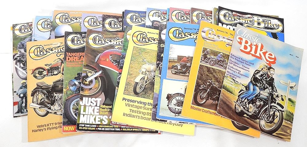 "Classic Bike" Magazine Collection, 78-94 Approximately 37 Issues. (1 of 4)