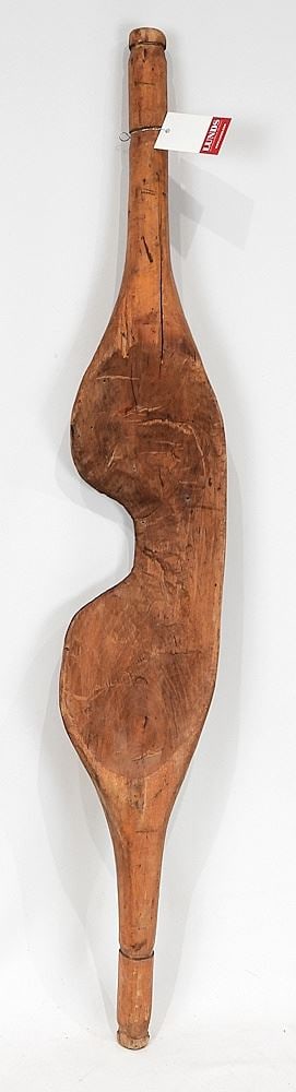 Wooden Yoke Inscribed "Good View Farms No.5 Rd Luly Island 1947". (1 of 5)
