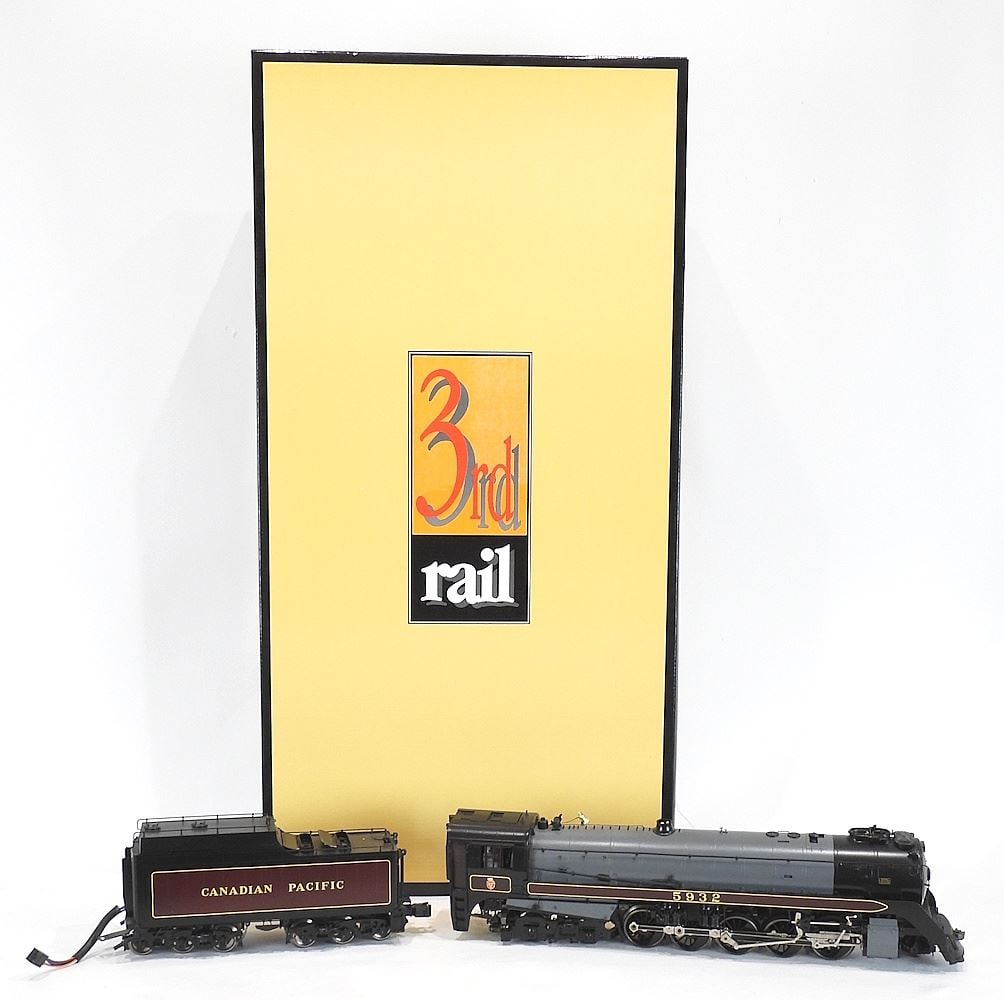 3rd Rail O Scale Brass Locomotive # 5932, "Canadian Pacific", Original Box. (1 of 8)
