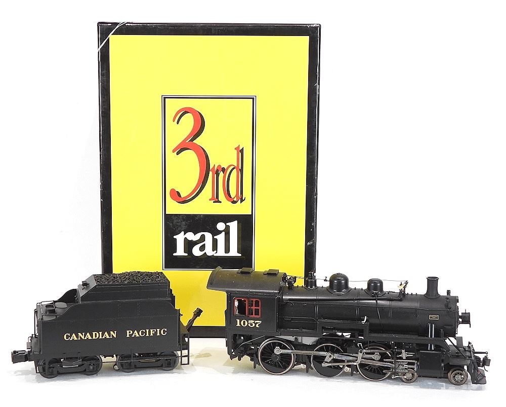3rd Rail O Scale Brass Steam Locomotive #1057, "Canadian Pacific D-10" Early Version, Orig. (1 of 8)