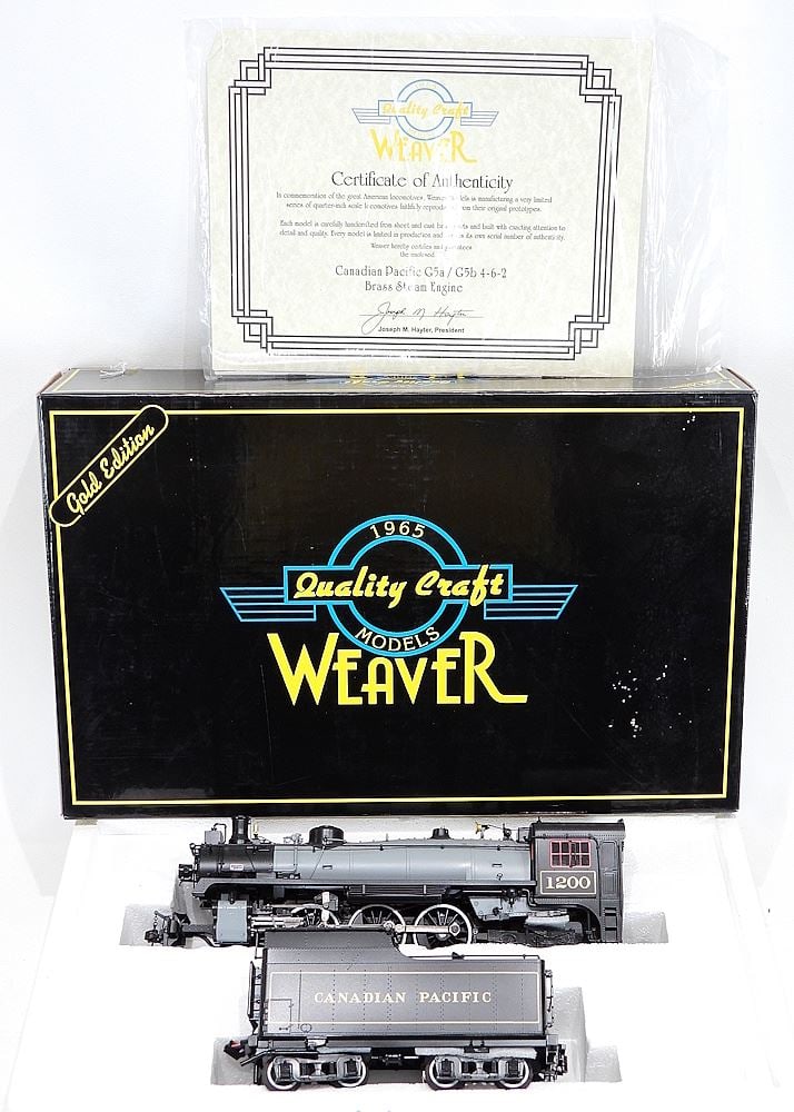 Weaver Model "Canadian Pacific G5-a 4-6-2 Train. (1 of 2)