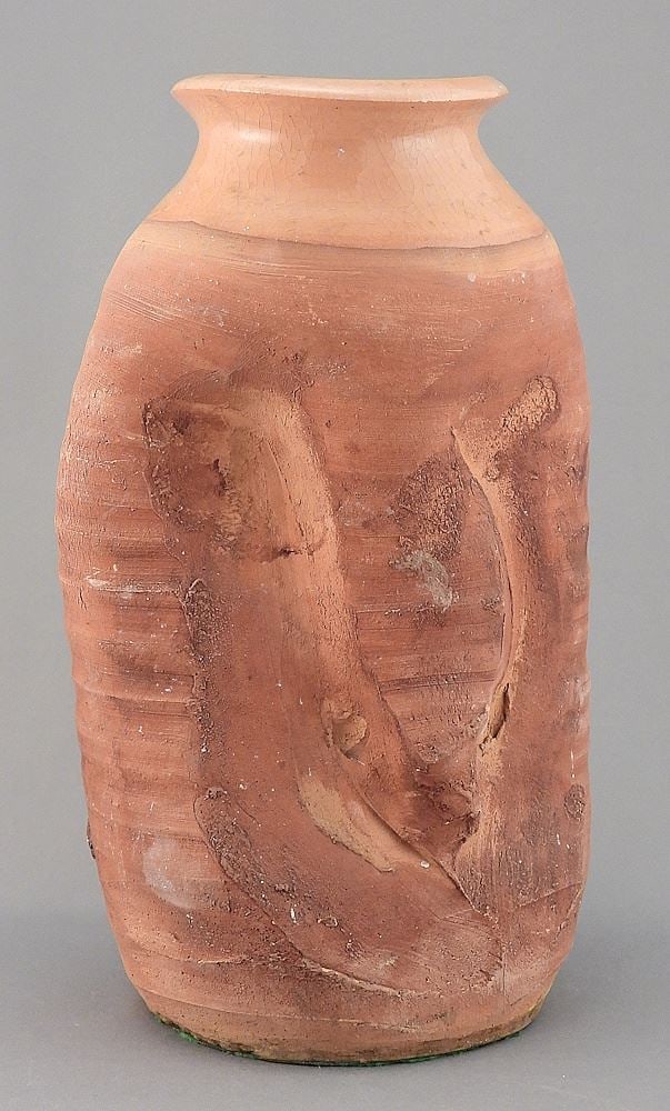 Japanese Stoneware Vase, 10 1/4"h. (1 of 4)