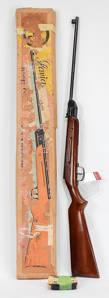 Slavia Model 624 Czech Air Rifle w/ Original Box, 38 3/8"L. (1 of 2)