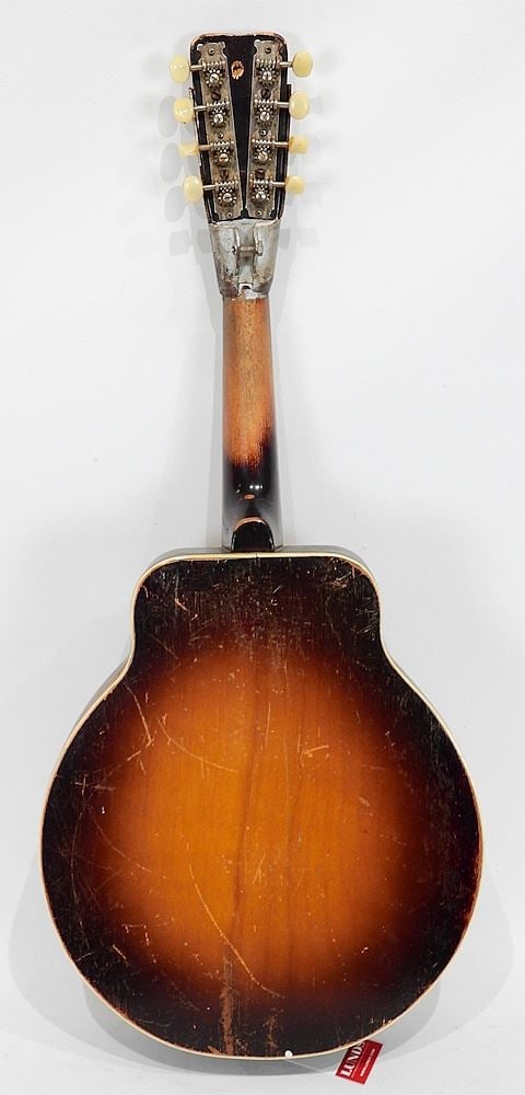 C.1930's Dobro Resonator Mandolin, 25 3/4"L (as found/damage noted). - 3