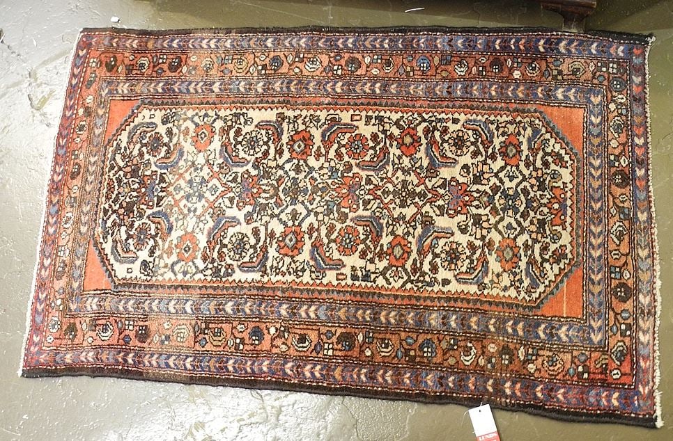 Hand Knotted Bodegar Iranian Carpet, Approximately 4'4" x 2'9". (1 of 1)