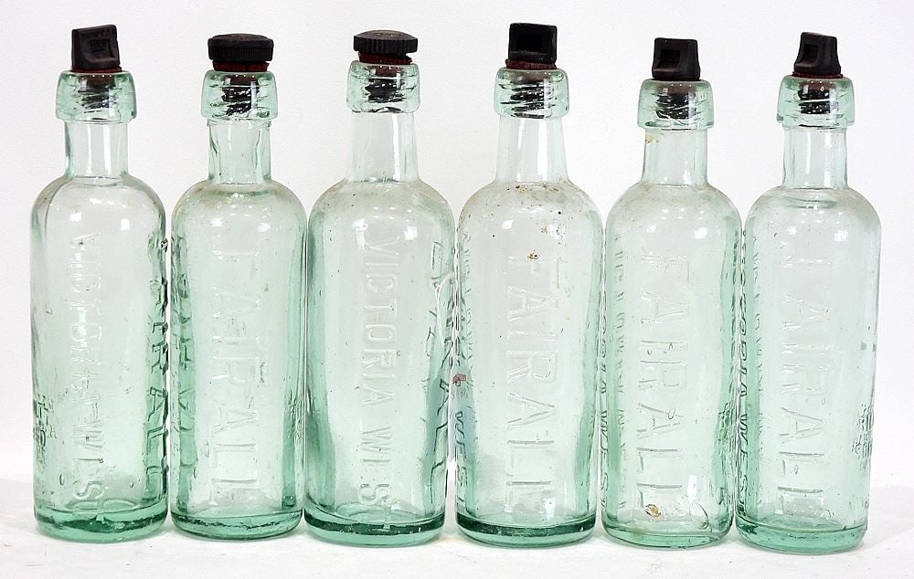 Collection of Six Fairall Victoria West Soda Bottles. (1 of 2)