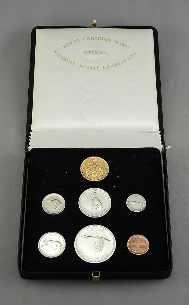 Canadian 1967 Centennial Coin Set, Complete. (1 of 4)