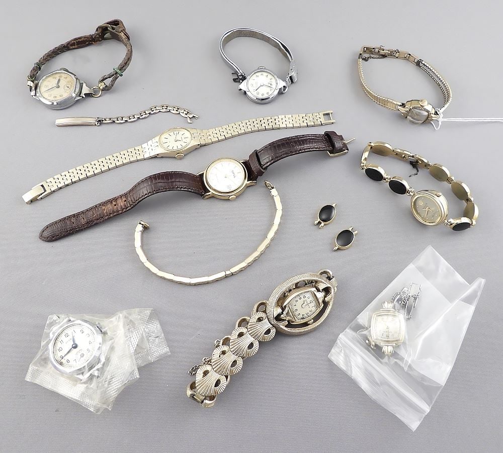 Lot of Ladies Watches (some for parts only). (1 of 3)