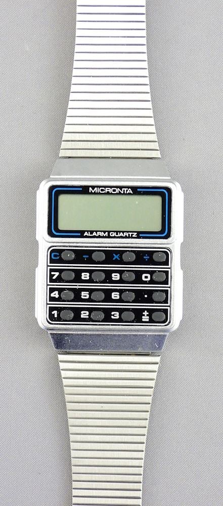 Micronta LCD Quartz Calculator Watch. (1 of 4)