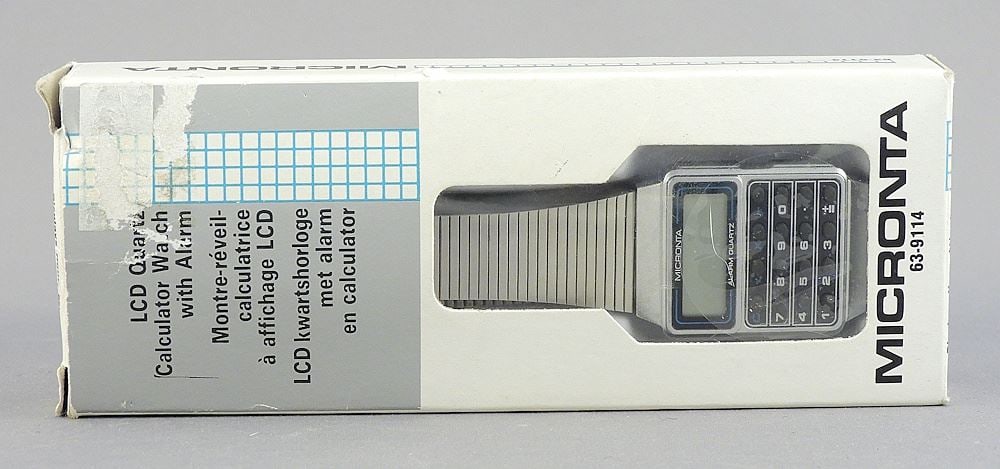 Micronta LCD Quartz Calculator Watch. - 4