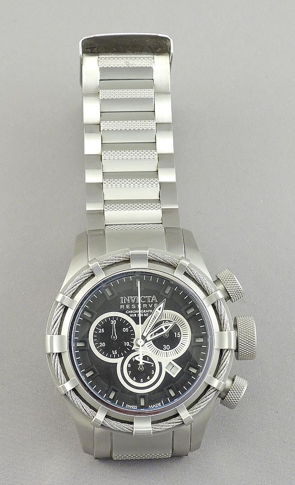 Invicta Reserve Chronograph Wristwatch with Original Box & Papers.: Invicta Reserve Chronograph Wristwatch with Original Box & Papers.