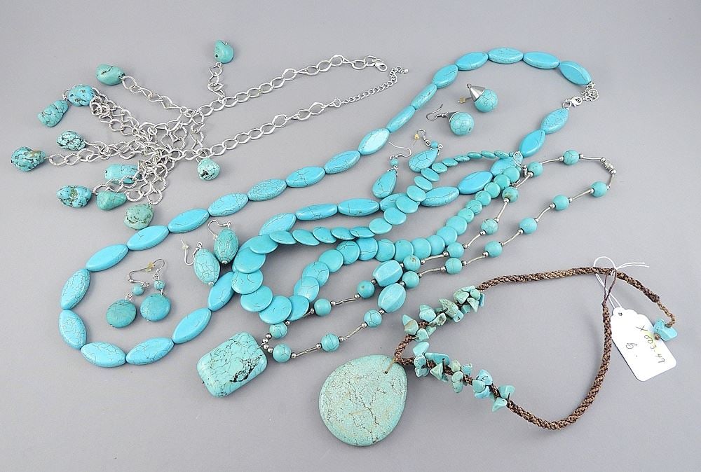 Lot of Turquoise Necklaces, Earrings etc. (1 of 3)