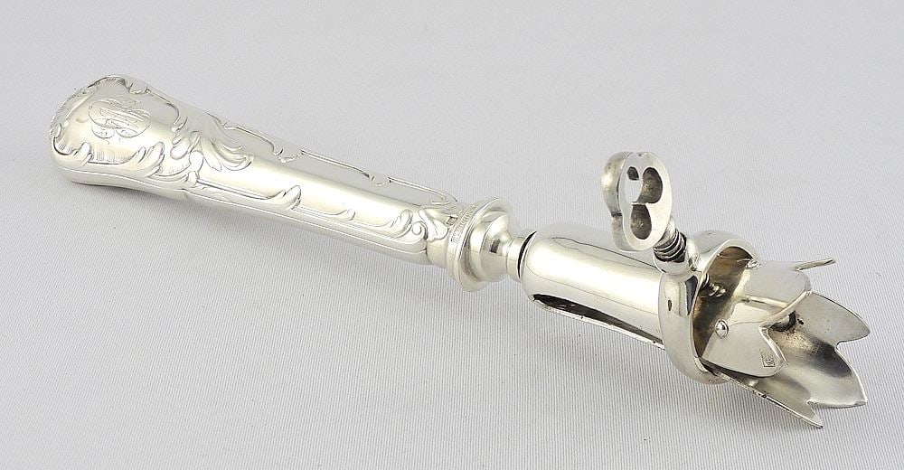 Christofle France Silver Plated Manche a Gigot, 8 1/2"L.: Christofle France Silver Plated Manche a Gigot, 8 1/2"L.