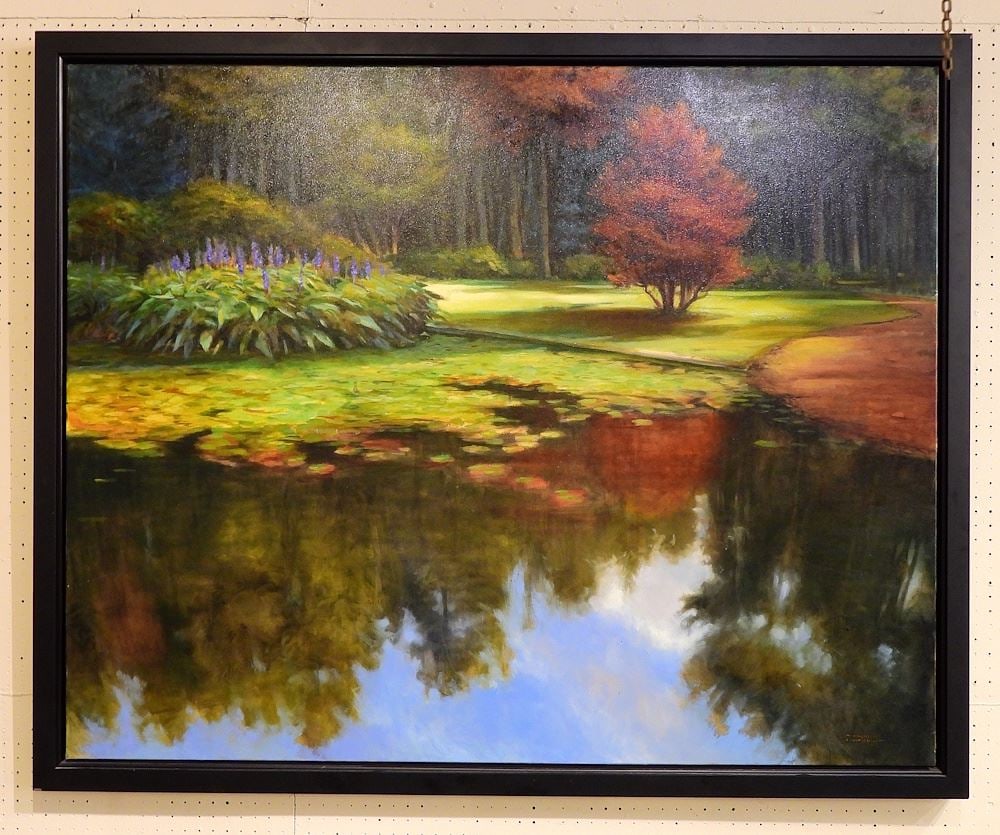 Oil on Canvas signed Renato Muccillo , 48 x 60" "Autumn Glory" Aug 2004 #153: Oil on Canvas signed Renato Muccillo , 48 x 60" "Autumn Glory" Aug 2004 #153