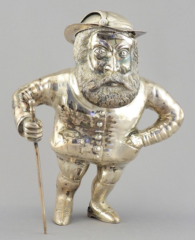 Austro-Hungarian Silver Figural Vessel, 8 3/4"h, 461g. (1 of 8)
