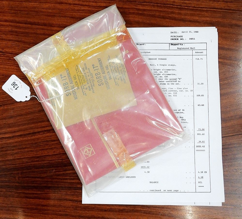 Canadian Stamp Investors Corporation 1980 Unopened Collectors Packet w/ Receipt/List of Contents. (1 of 2)