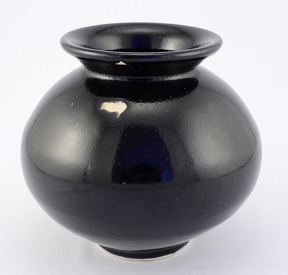 Stoneware Tea Bowl w/Impressed Mark of Wayne Ngan, 6 1/2"h.: Stoneware Tea Bowl w/Impressed Mark of Wayne Ngan, 6 1/2"h.