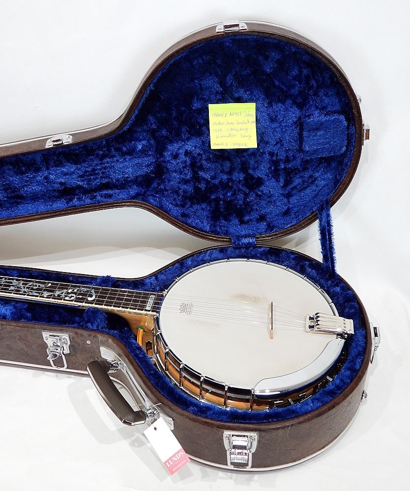Ibanez Artist Series 1977 Five String Banjo, 593FB, 38"L with Case. (1 of 9)