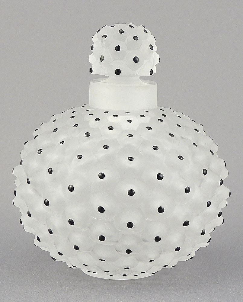Lalique "Cactus" Perfume Bottle, signed, 3 5/8"h. (1 of 5)