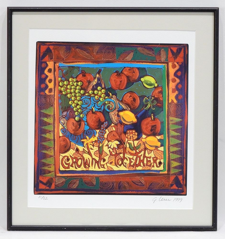 LEP signed G. (Grant) Leier, 11 1/4 x 10 1/2", "Growing Together" #10/32 (1 of 4)