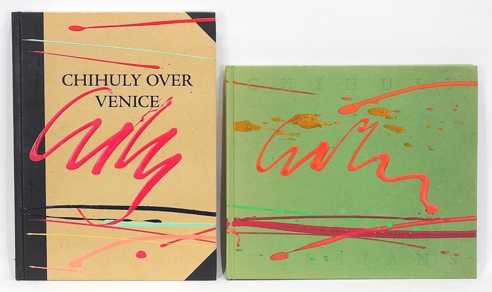 Two Books: Chihuly Over Venice/ Chihuly Persians/Portland Press/1996 , signed. (1 of 4)
