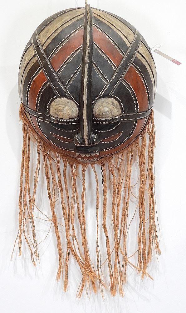 Congo Baluba/Kifwebe Mask, 16" Diameter (chip noted). (1 of 5)