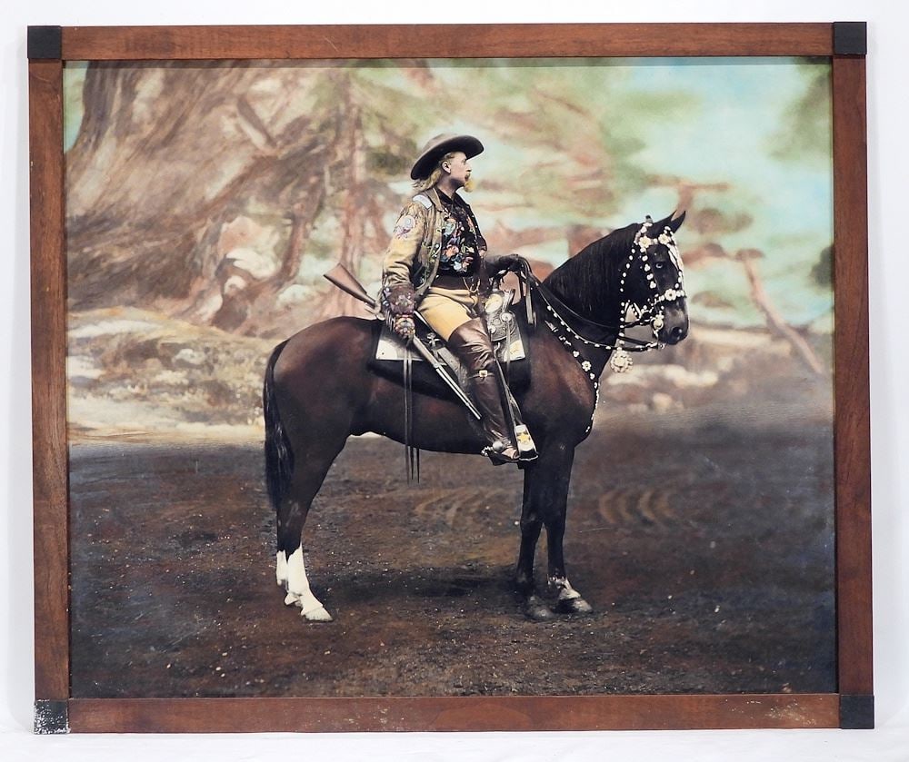 Photographic Print "Buffalo Bill", 29 1/4 x 35 1/4". (1 of 2)