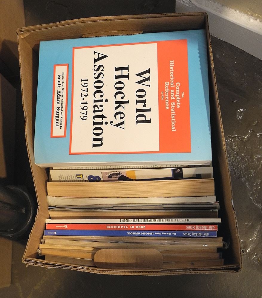 Collection 1980/90's Hockey and Miscellaneous Sports Books. (1 of 1)