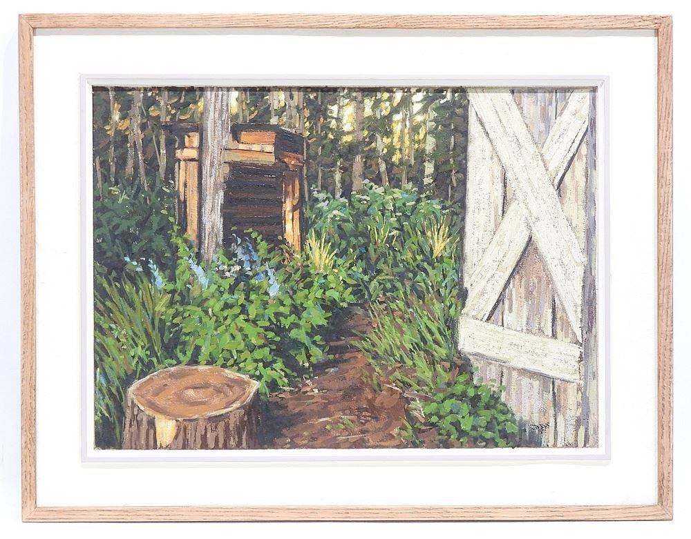 Oil on Canvas Monogrammed DJW (Don Weir), 16 x 21 3/4" "Summer Morning" (1 of 4)